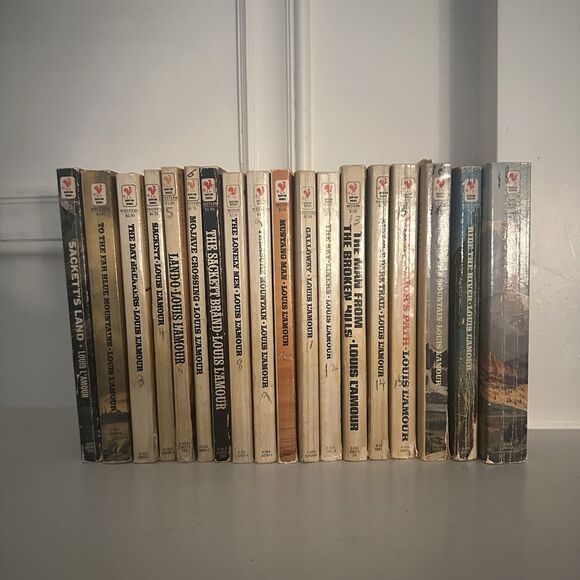 Louis Lamar Sacket Series 18 Book Complete Paperback Set - Picture 2 of 12